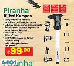 PİRANHA DİJİTAL KUMPAS PİRANHA DİJİTAL KUMPAS